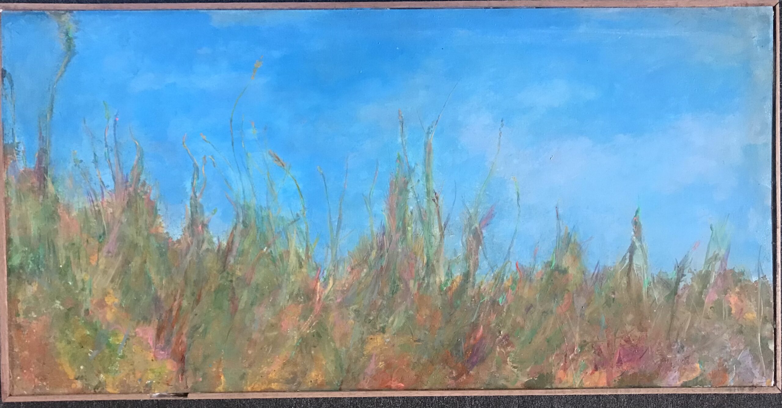 Grass Flowing : 121cm x 61cm : acrylic on board : $3300