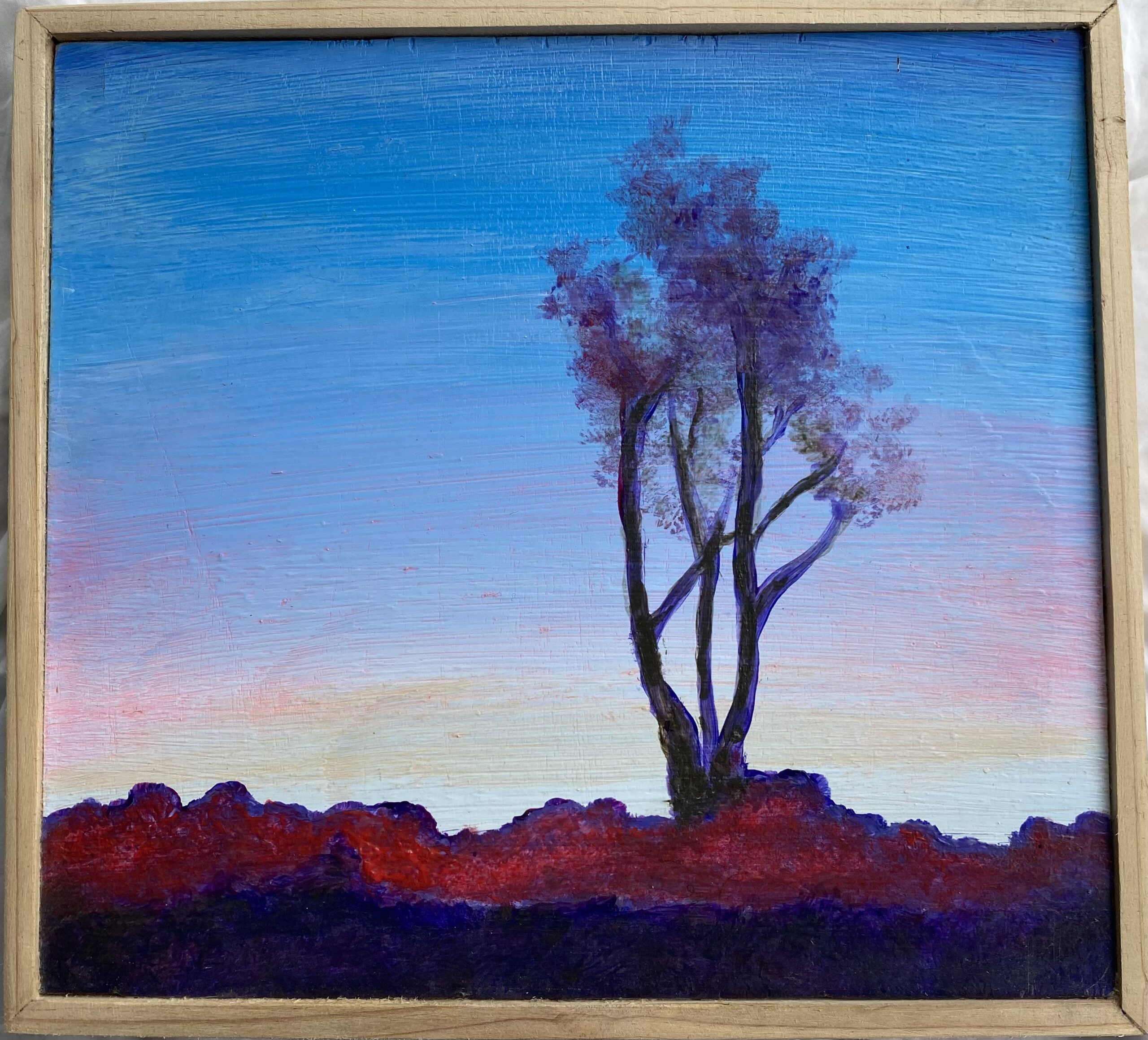 Late Morning : 32cm x 29cm  : acrylic on board : SOLD