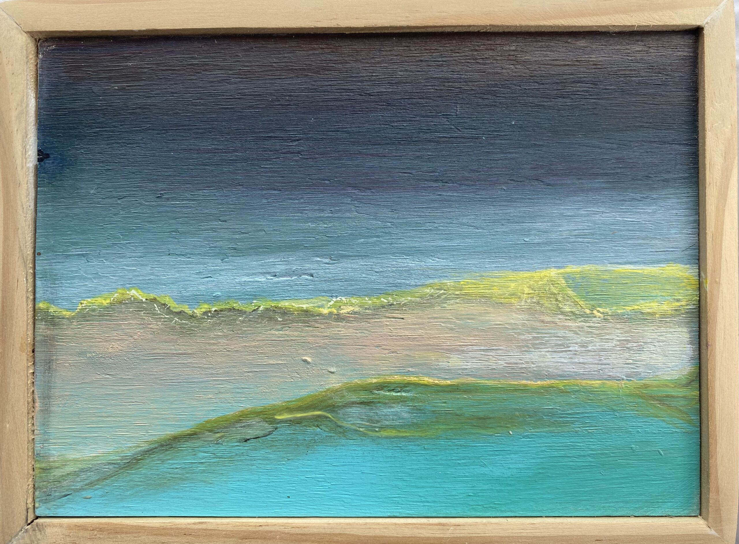 Scape 1 : 23cm x 16cm  : acrylic on board : $280