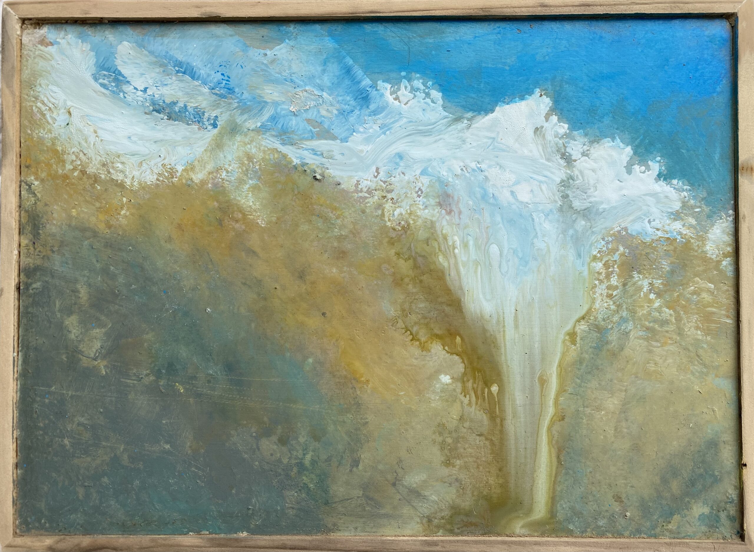 Waves 1 : 46cm x 34cm : acrylic on board : $1200
