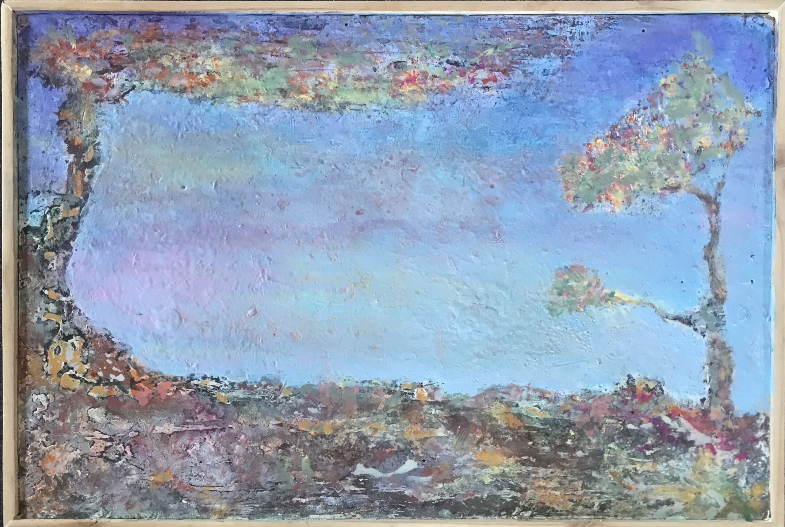 Spring Tree : 67cm x 52cm : acrylic on board : $1800