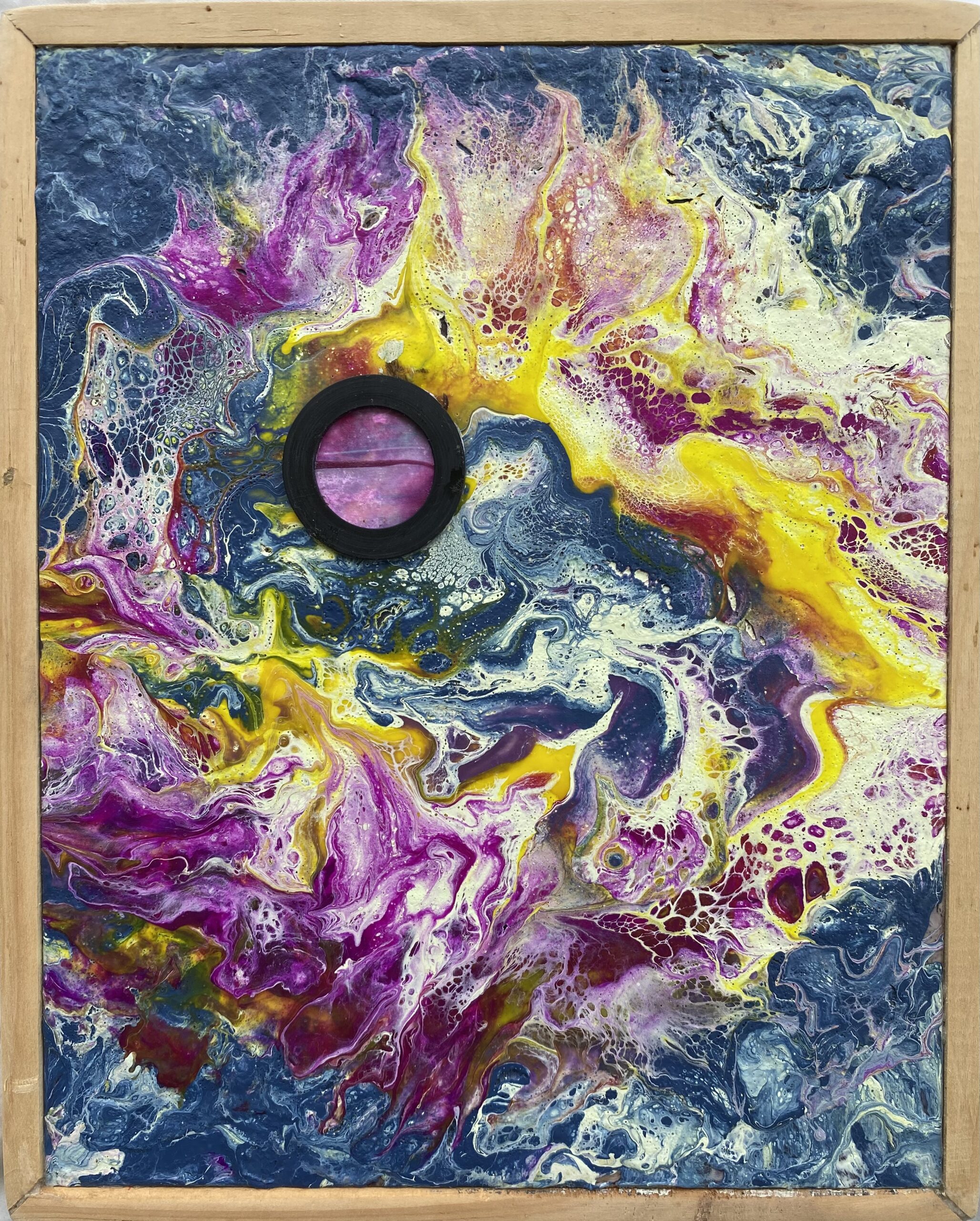Flow Portal 2 : 25cm x 31cm : acrylic on board : $680