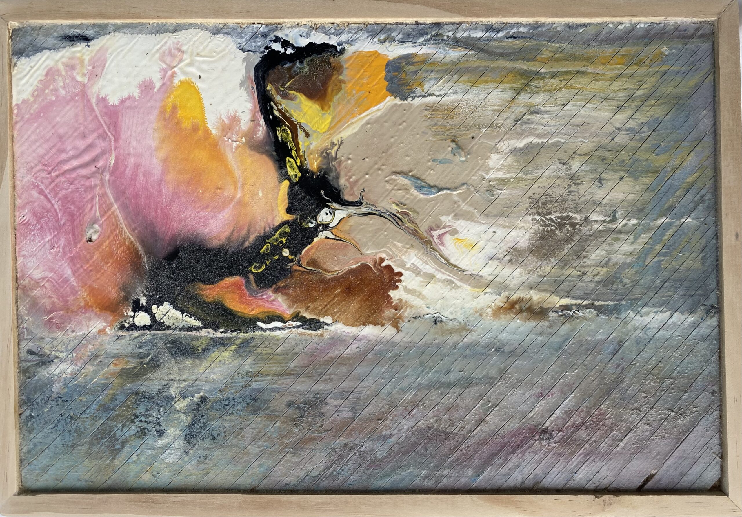 Wind Born : 37cm x 26cm : acrylic on board : $450