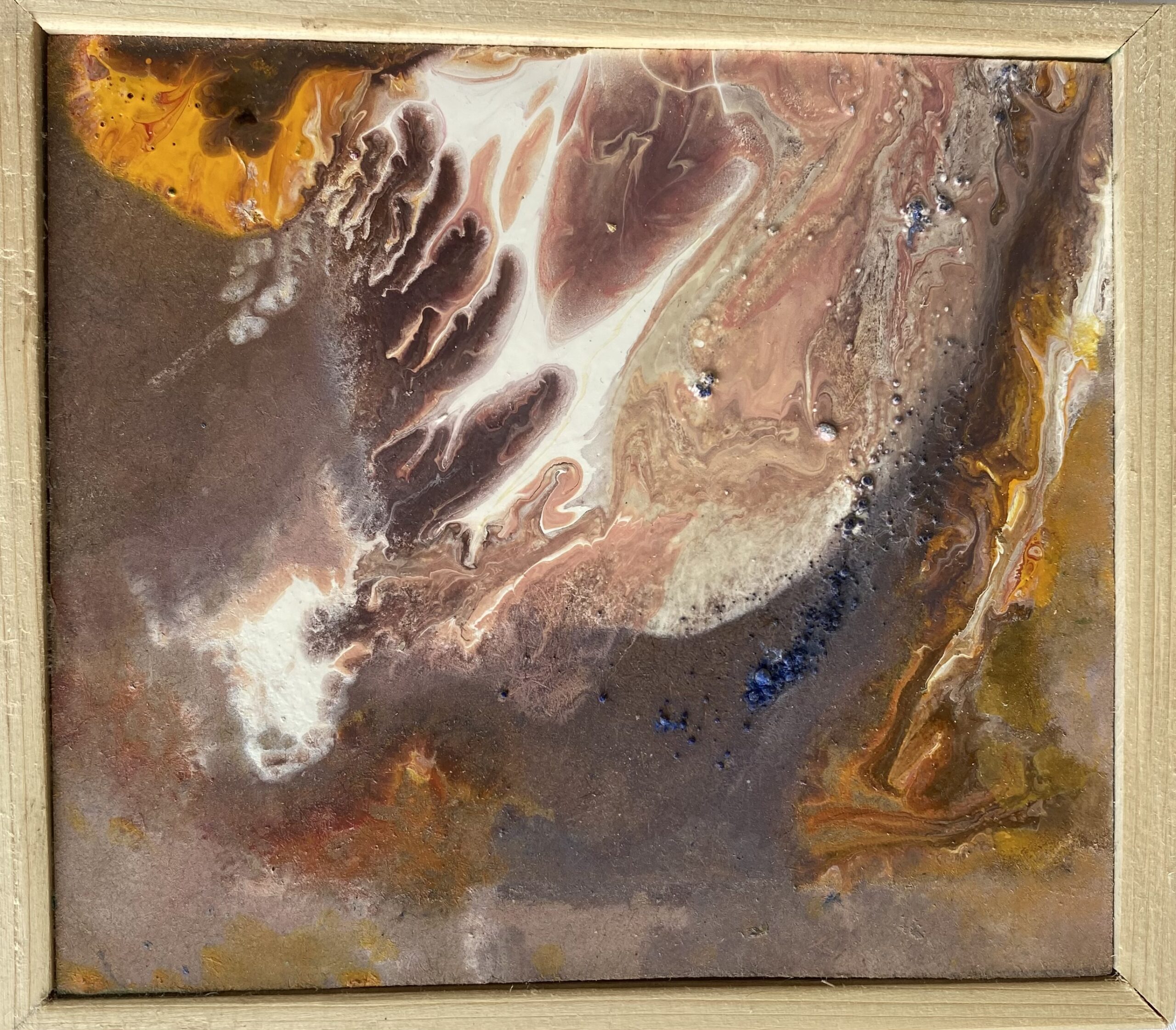 Shoreline 22 : 14cm x 16cm : acrylic on board : $250