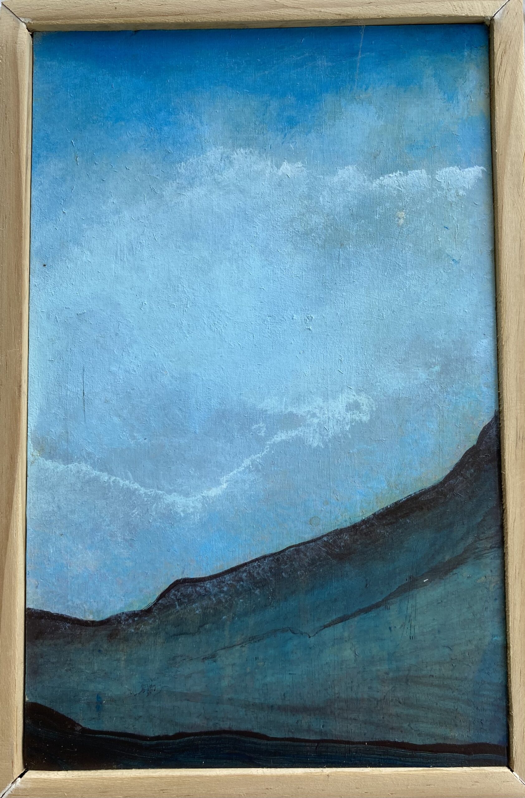 Storm : 17cm x 26cm : acrylic on board : $350