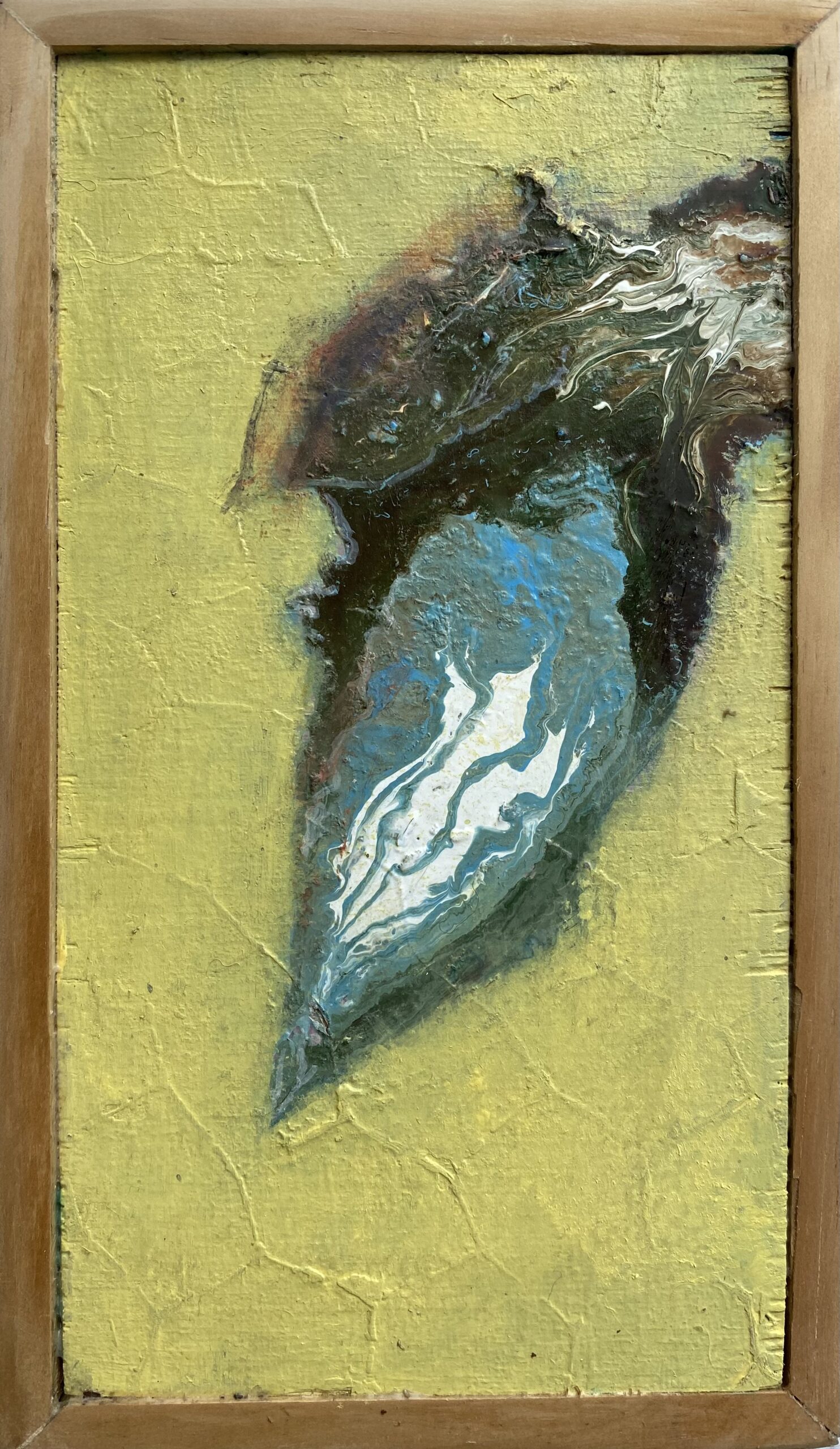 Pod 2 : 15cm x 26cm : acrylic on board : $450