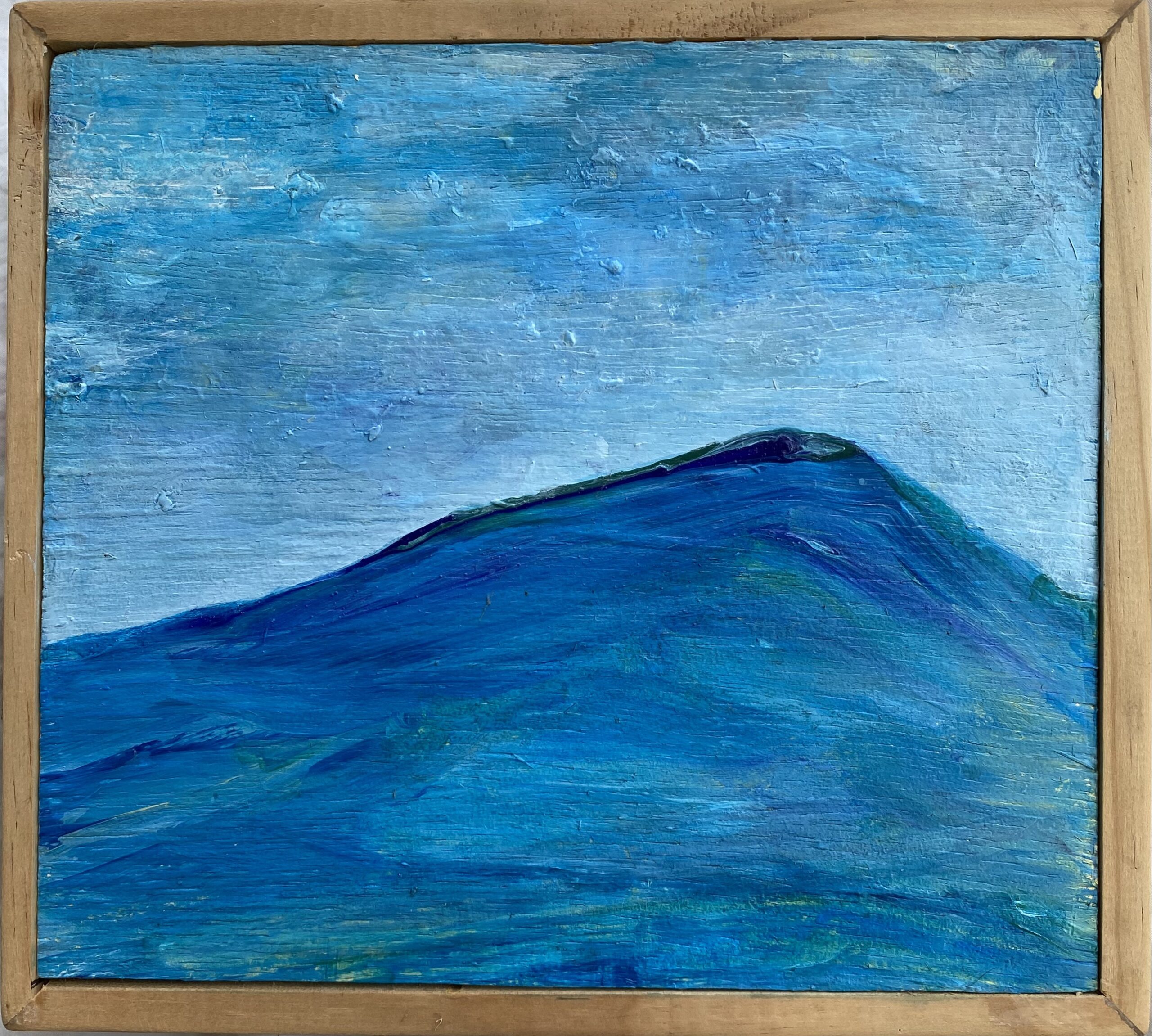 View Of Mountain : 27m x 24cm : acrylic on board : $350