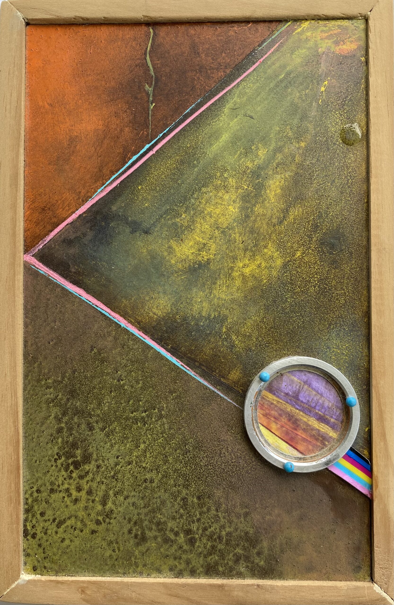 Portal Prism 2 : 16cm x 25cm : mixed media on board : $350